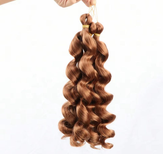 Short Bob Boho Curl Crochet Hair – Synthetic, Natural-Looking Protective Style