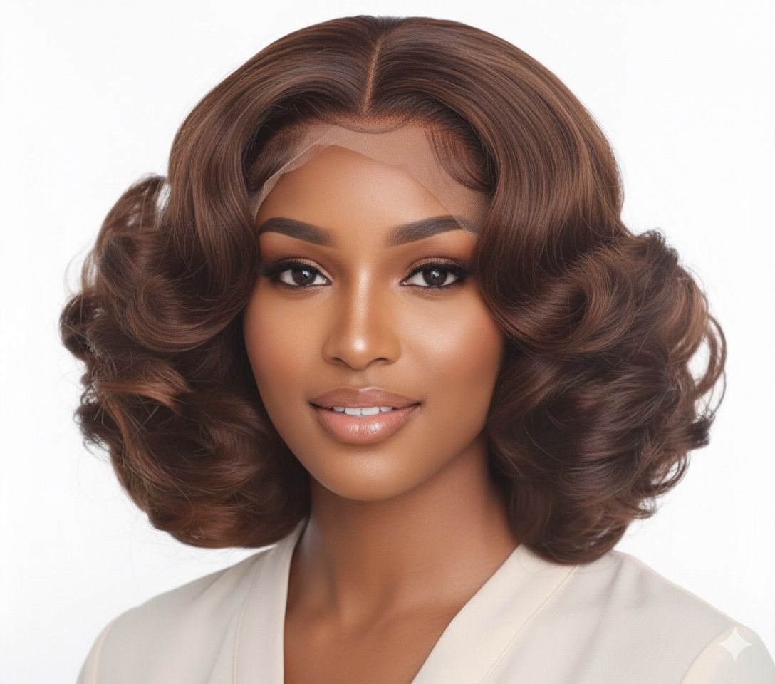 10" Loose Wave Bouncy Wigs