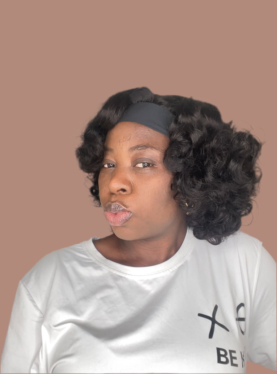 14" Headband Wig – Soft & Bouncy Curls, Easy Wear & Natural Look