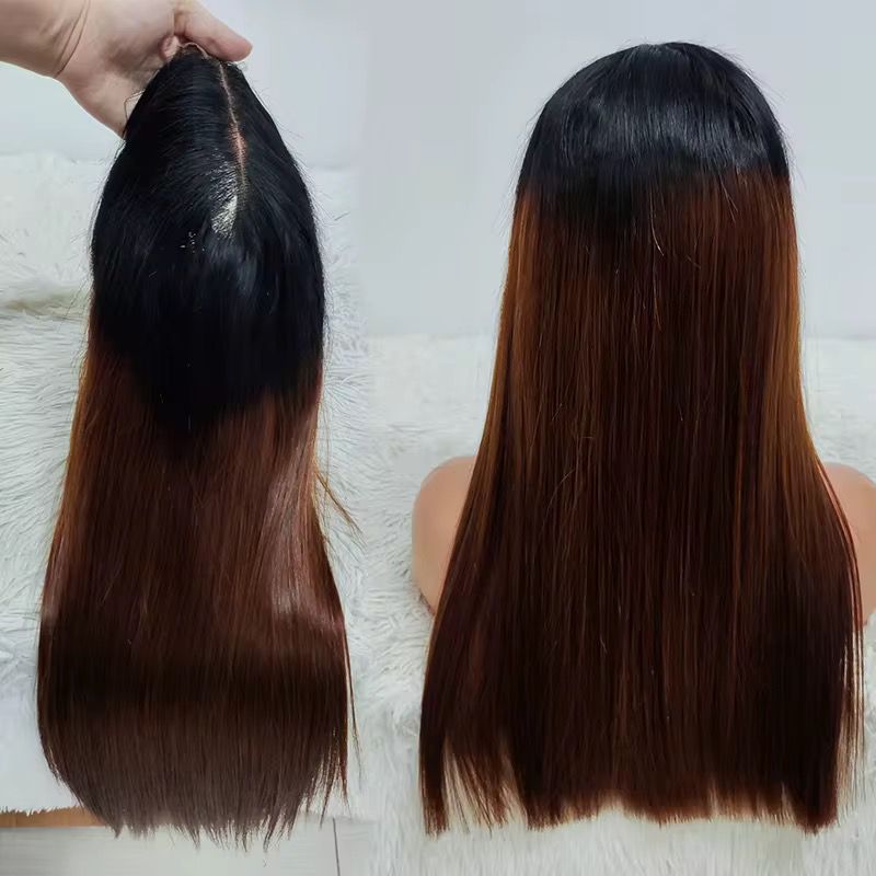 2x6 18" Bone Straight Closure Wig – Premium Human Hair