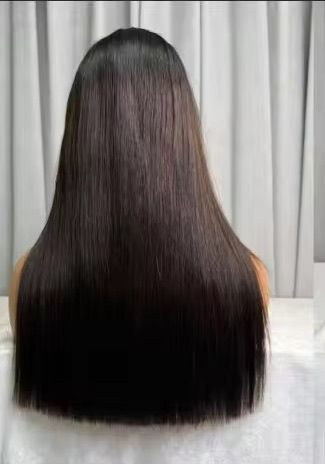 2x6 18" Bone Straight Closure Wig – Premium Human Hair