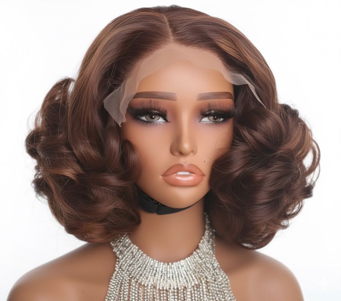 10" Loose Wave Bouncy Wigs
