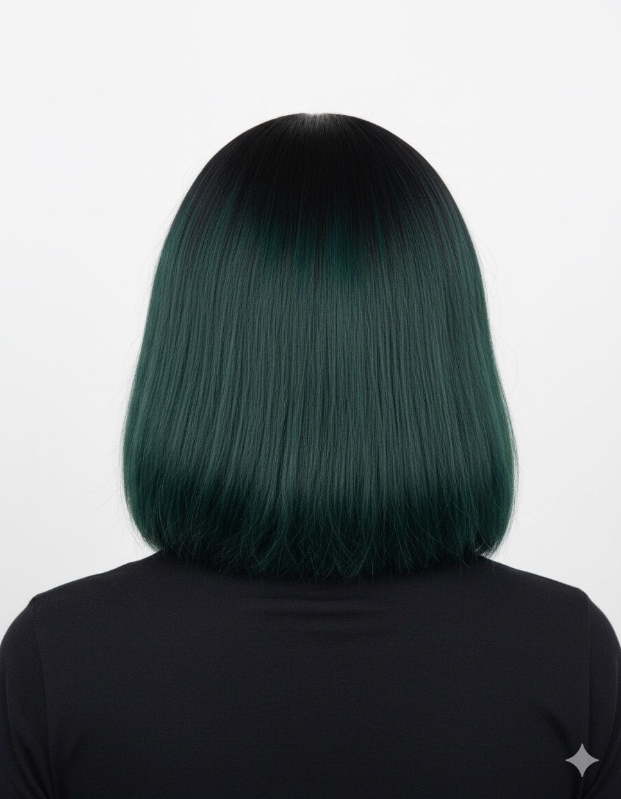 12" Bone Straight Wig With 13x6 Frontal – 100% Human Hair